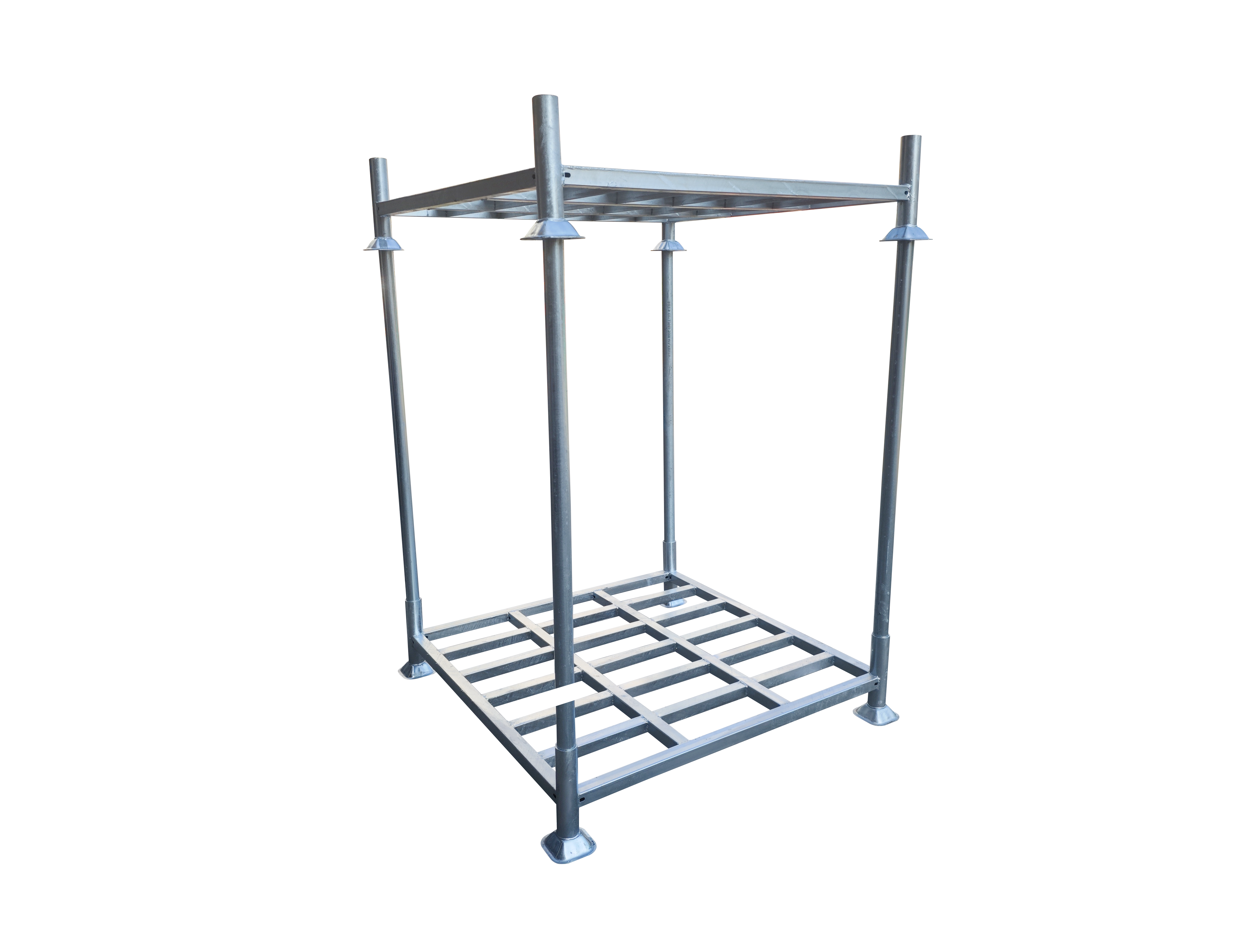 Hot Dip Galvanized Transport Metal Steel Foldable Detachable Stacking Pallet