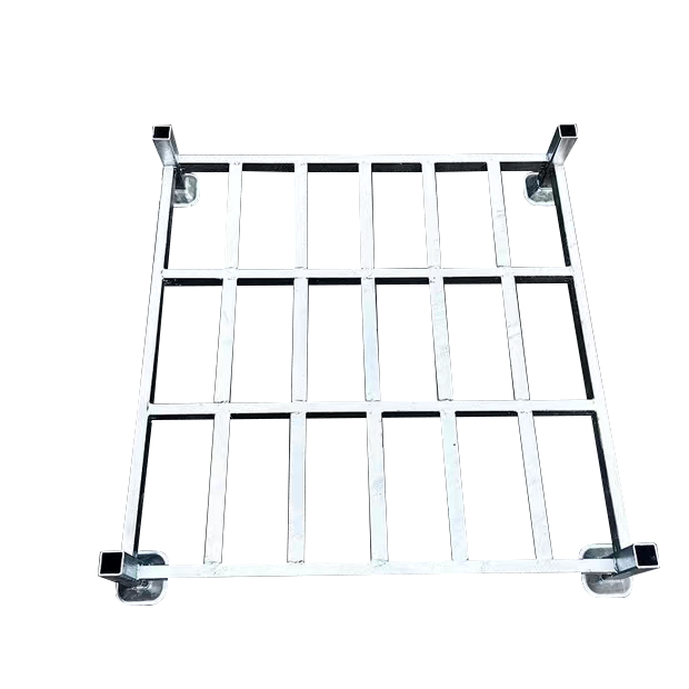 Stacking Pallet Heavy Duty Stack Rack Galvanized For Outdoor Storage Portable