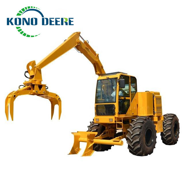 Manufacturer of Wheeled Sugarcane Loader Grabber Grapple Tractor Machinery Sugar Cane Loader