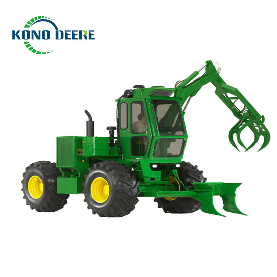 Manufacturer of Wheeled Sugarcane Loader Grabber Grapple Tractor Machinery Sugar Cane Loader