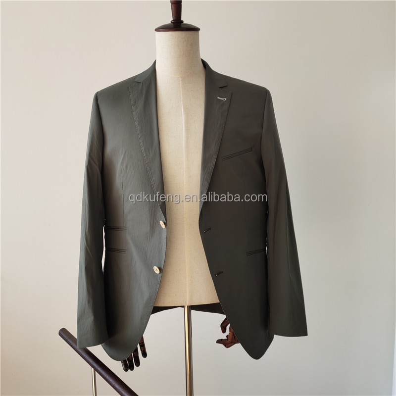 Summer Slim Fit Blazer Formal Polyester Plus Size Bespoke Single Breasted For Men Suit