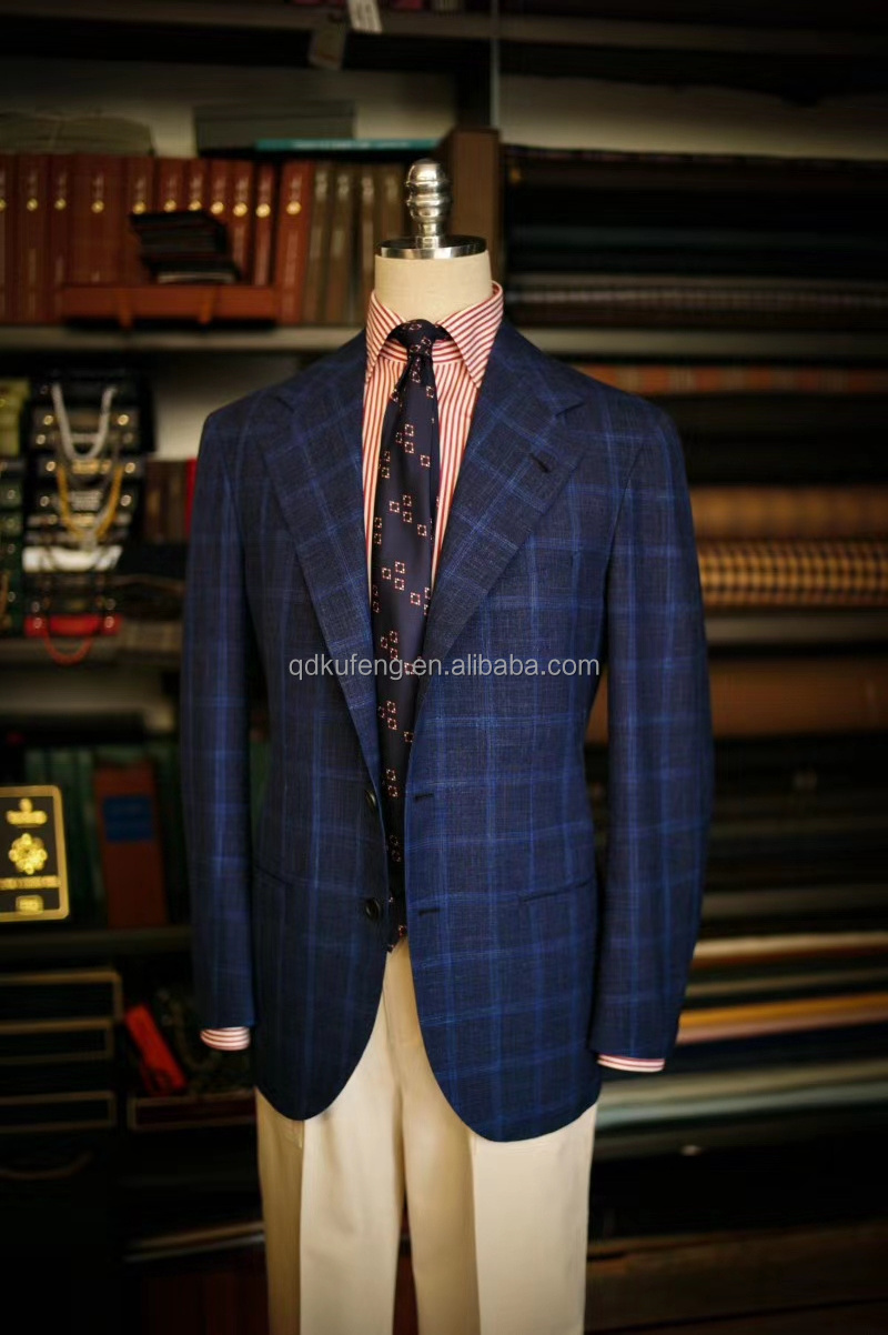 full canvas 2 pieces custom bespoke tailor suits wool fabric men blazer and pant suits for men