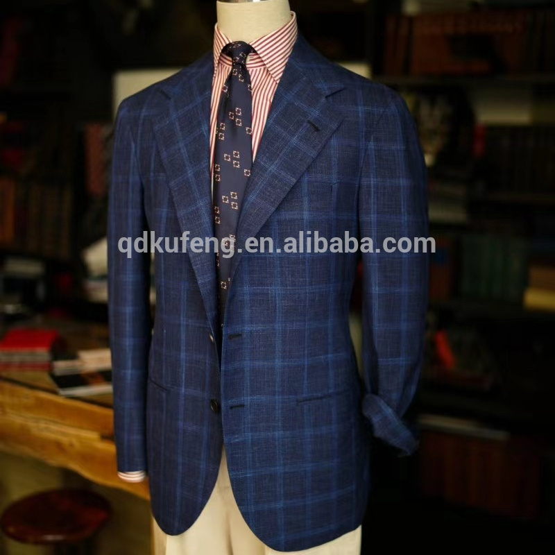 full canvas 2 pieces custom bespoke tailor suits wool fabric men blazer and pant suits for men