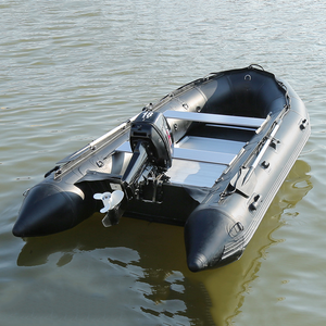 Aluminum floor  Pvc Folding Pontoon  Rubber boat Inflatable Boat