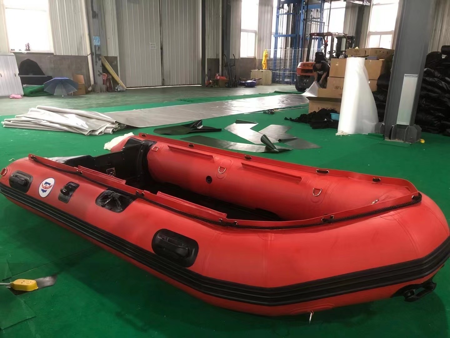 Rubber Pvc Floating Tubes Fishing Inflatable Self Inflating Life Self-bailing  inflation Boat