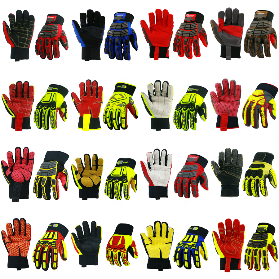 BSP safety work oil and gas high impact resistance winter gloves