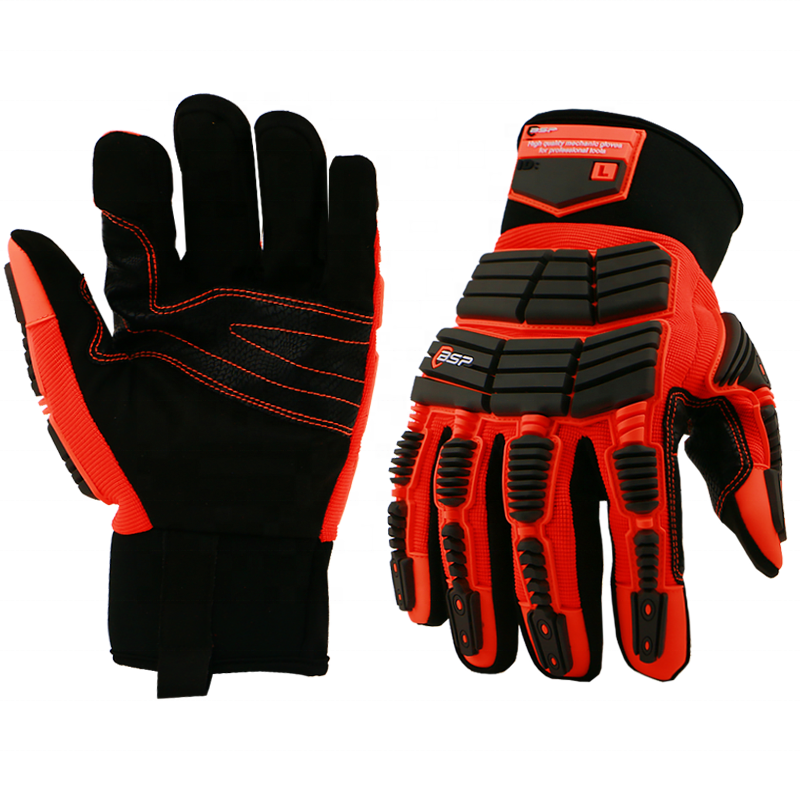 BSP safety work oil and gas high impact resistance winter gloves