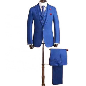 MTM Men Blue half canvas suit for Wedding, Tailoring wedding suits for men