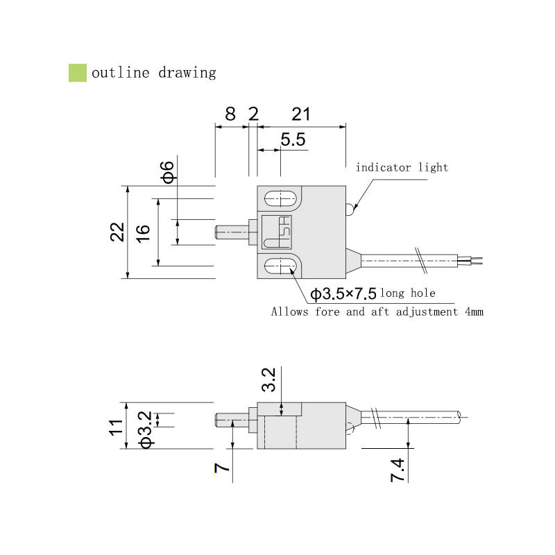 plastic vehicle ir infrared distance sensors 4 wire photoelectric  inductive proximity sensor