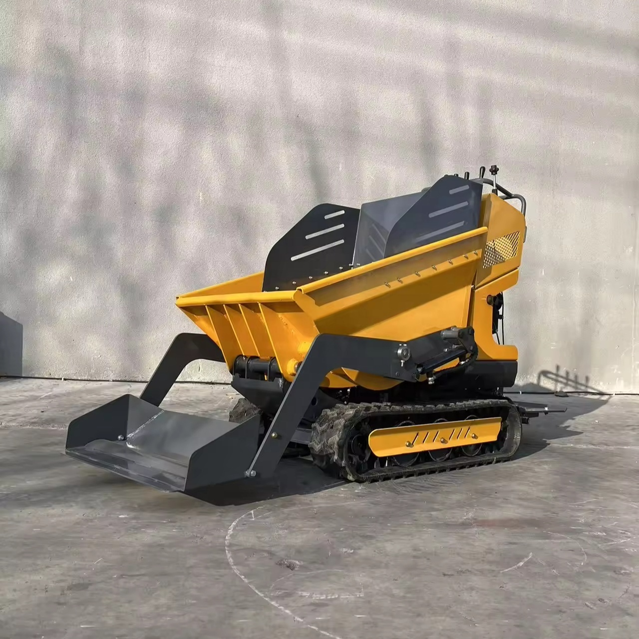 1ton Climbing Special Transportation Vehicle Mini Dumper Road Equipment Crawler Dump Truck For Sale