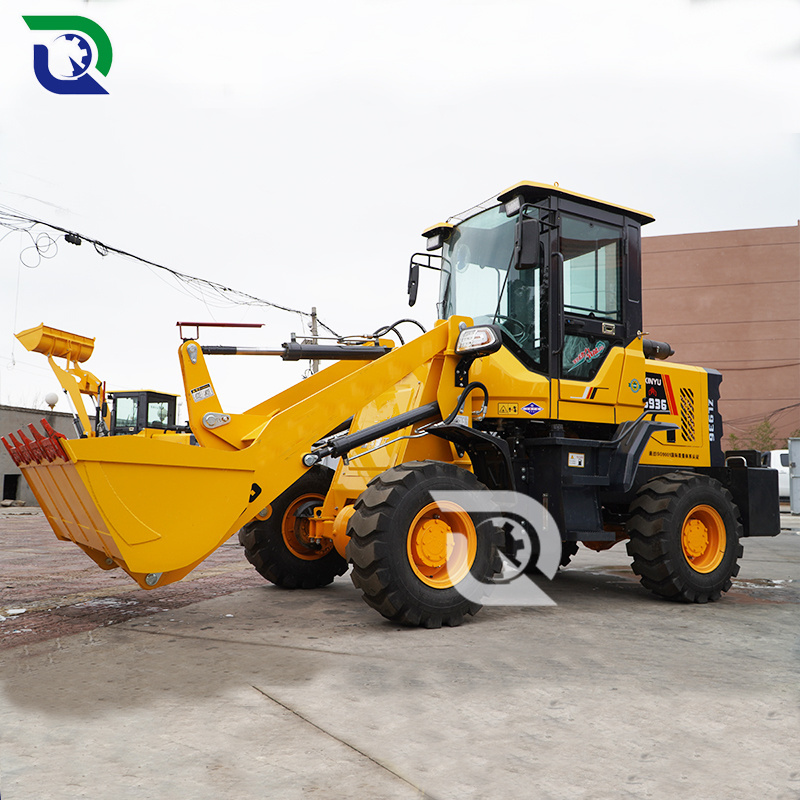 Payloader Langtu938 Shandong Brand Hydraulic Heavy Duty Wheel Loader M3 Farm Machinery Backhoe Loader High Quality 5 Ton 3.2