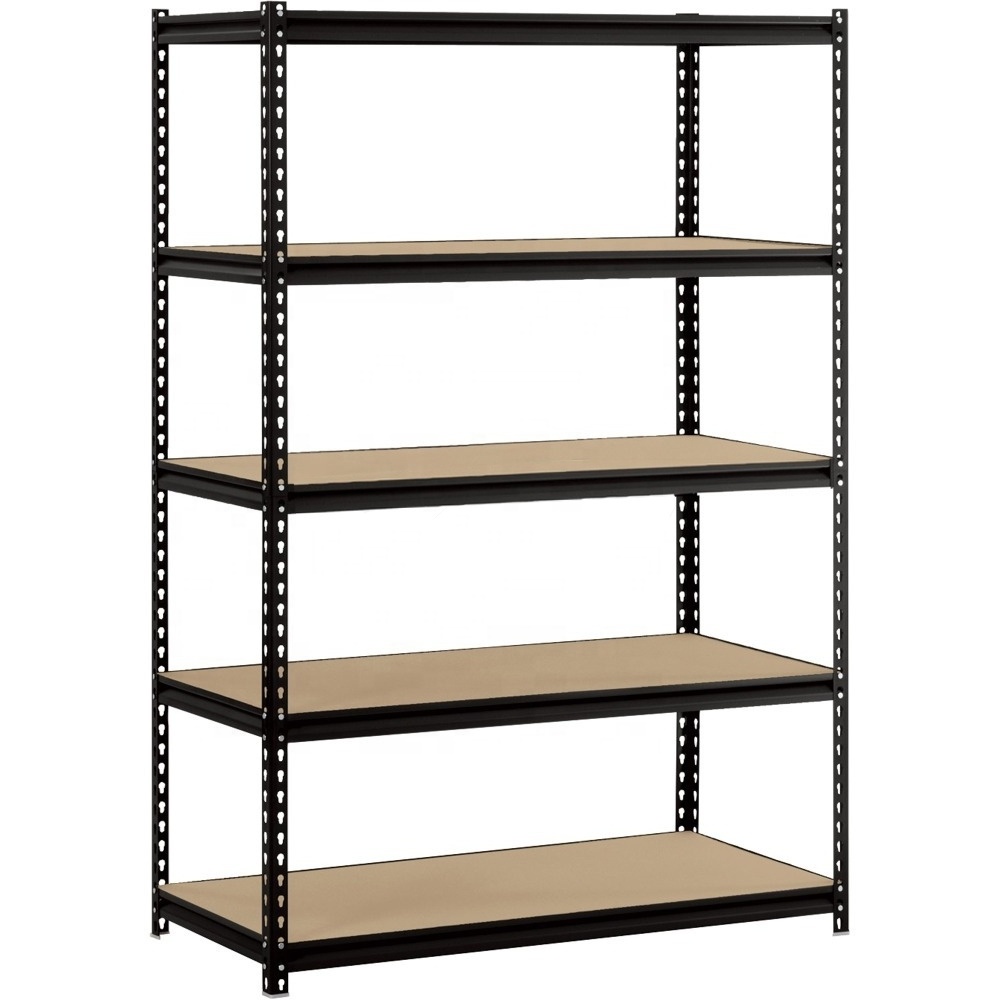 Adjustable Wholesale Garage Shelving Heavy Duty Storage Shelves Metal Basement Shelving Unit Steel Storage Shelves Rack