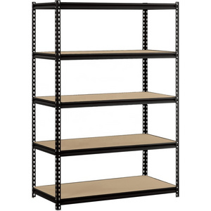 Adjustable Wholesale Garage Shelving Heavy Duty Storage Shelves Metal Basement Shelving Unit Steel Storage Shelves Rack