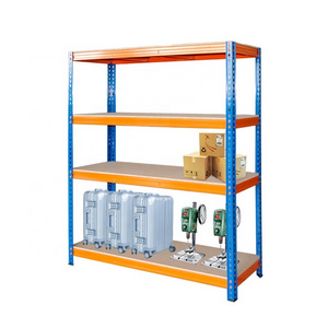 Garage Stackable Metal Warehouse Rack Storage Shelf Boltless Metal Shelving Unit Storage Shelves Heavy Duty Rack