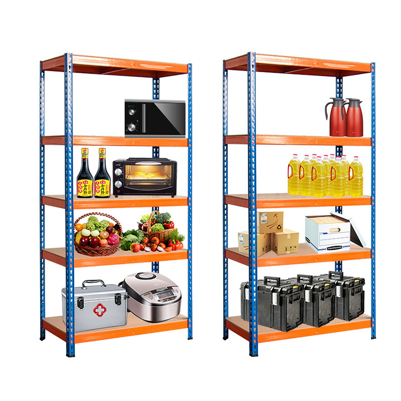 boltless steel shelving corner shelf unit heavy duty metal frame storage shelves