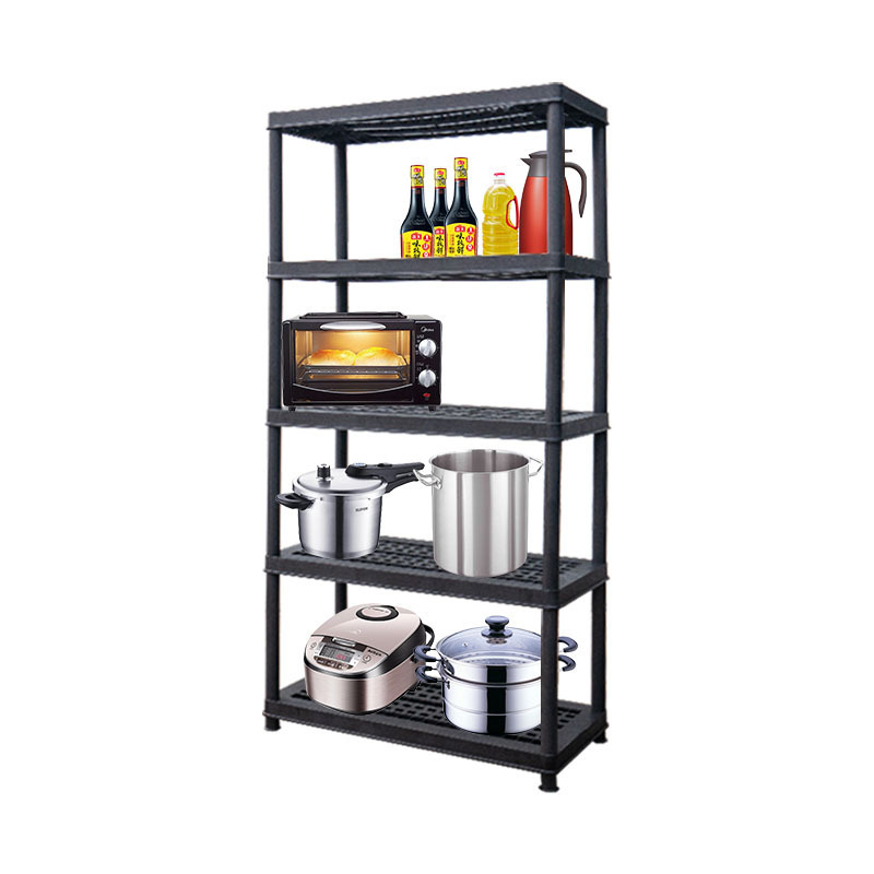 Storage stacking racks plastic shelf boltless garage shelving