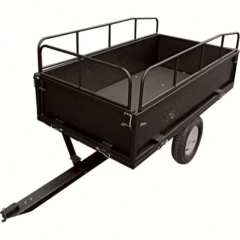 Galvanized tipping dump camping atv trailer