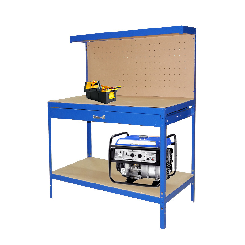 Factory sale carpenter tool steel frame industrial metal drawer work bench