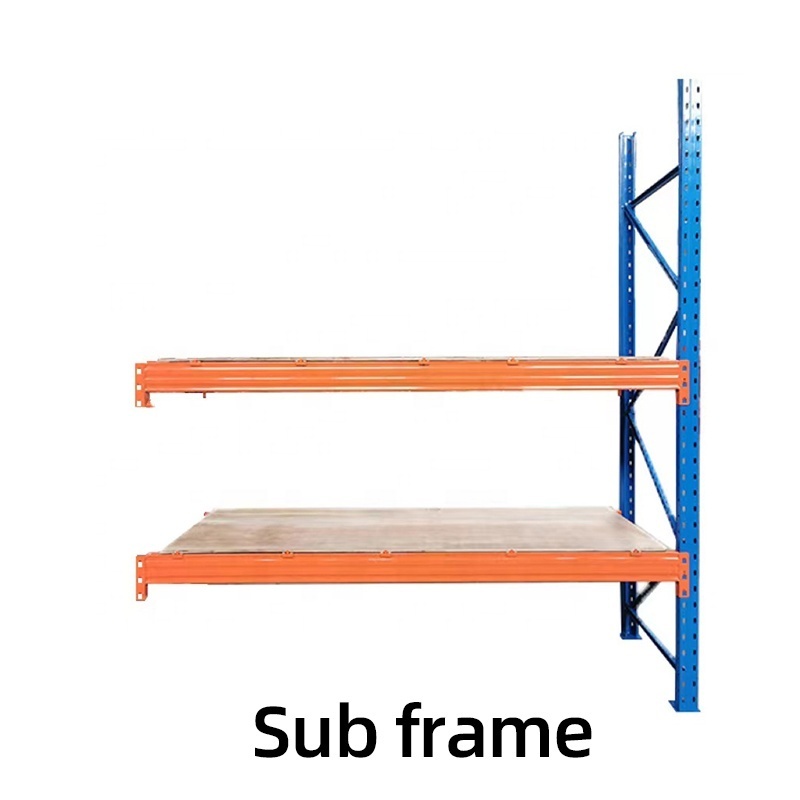 Custom Heavy Duty Boltless Steel 4 Tier Shelves Garage Shelves 400Kg/Layer Metal Warehouse Rack Pallet Stacking Shelving