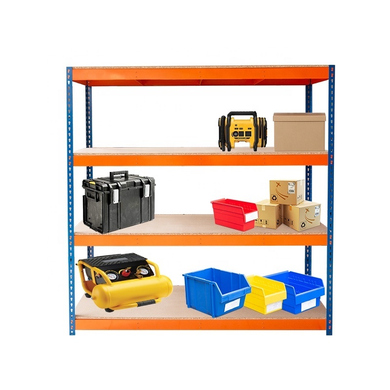 Multi Layer Industrial Garage Boltless Shelving Heavy Duty Metal Storage Shelves Shelving Unit Warehouse Stackable Shelf