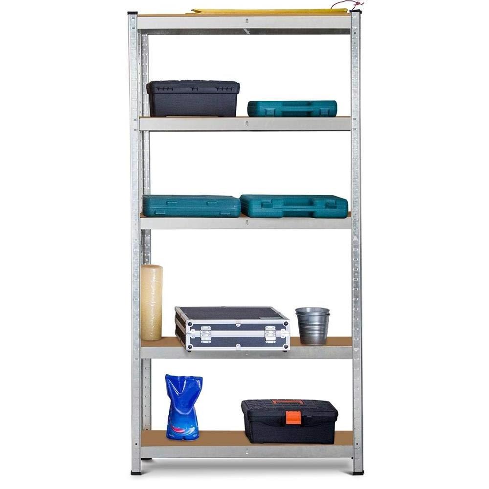 Heavy Duty 300kg Boltless Commercial Industrial Warehouse metal Storage Garage Shelving