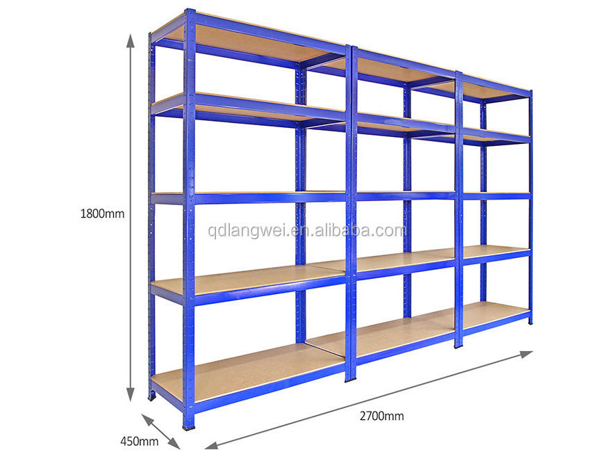 3 x 450mm Deep Garage Shelving / Racking Units 265kg/Shelf