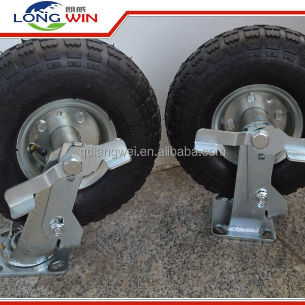 200mm scaffolding caster wheel with brake