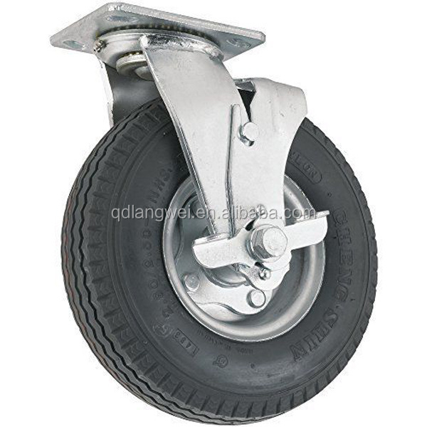 200mm scaffolding caster wheel with brake