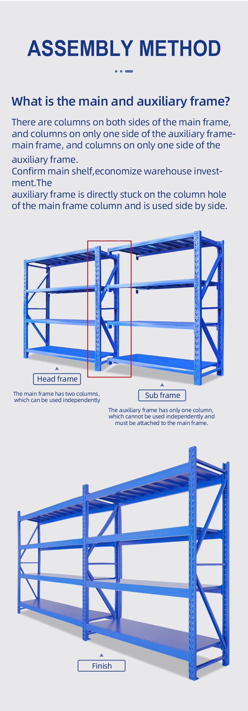 400Kg/Level Warehouse Longspan Racks Shelving Heavy Duty Assembly Boltless 4 Tier Assemble Garage Shelves