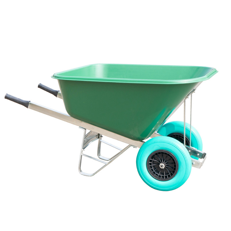 heavy duty steel garden wheelbarrow