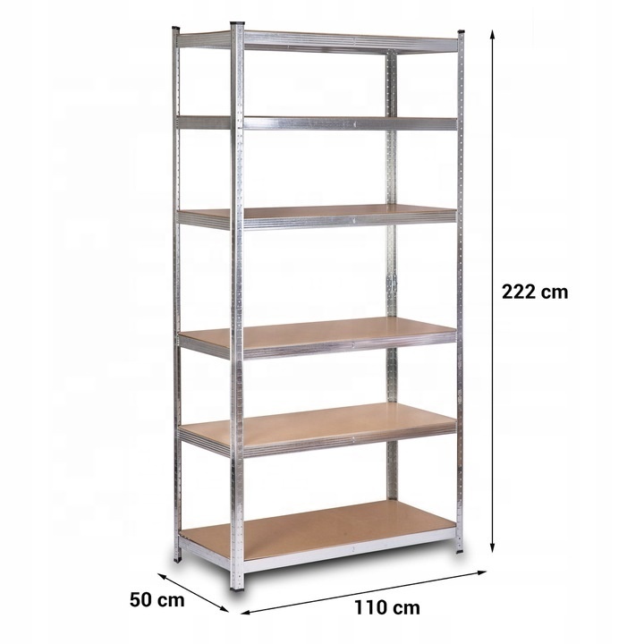 Light Duty Steel Slot Boltless Angle Shelf Garage Shelving Unit Slot Stacking Rack Metal Boltless Rivet Storage Rack Shelves