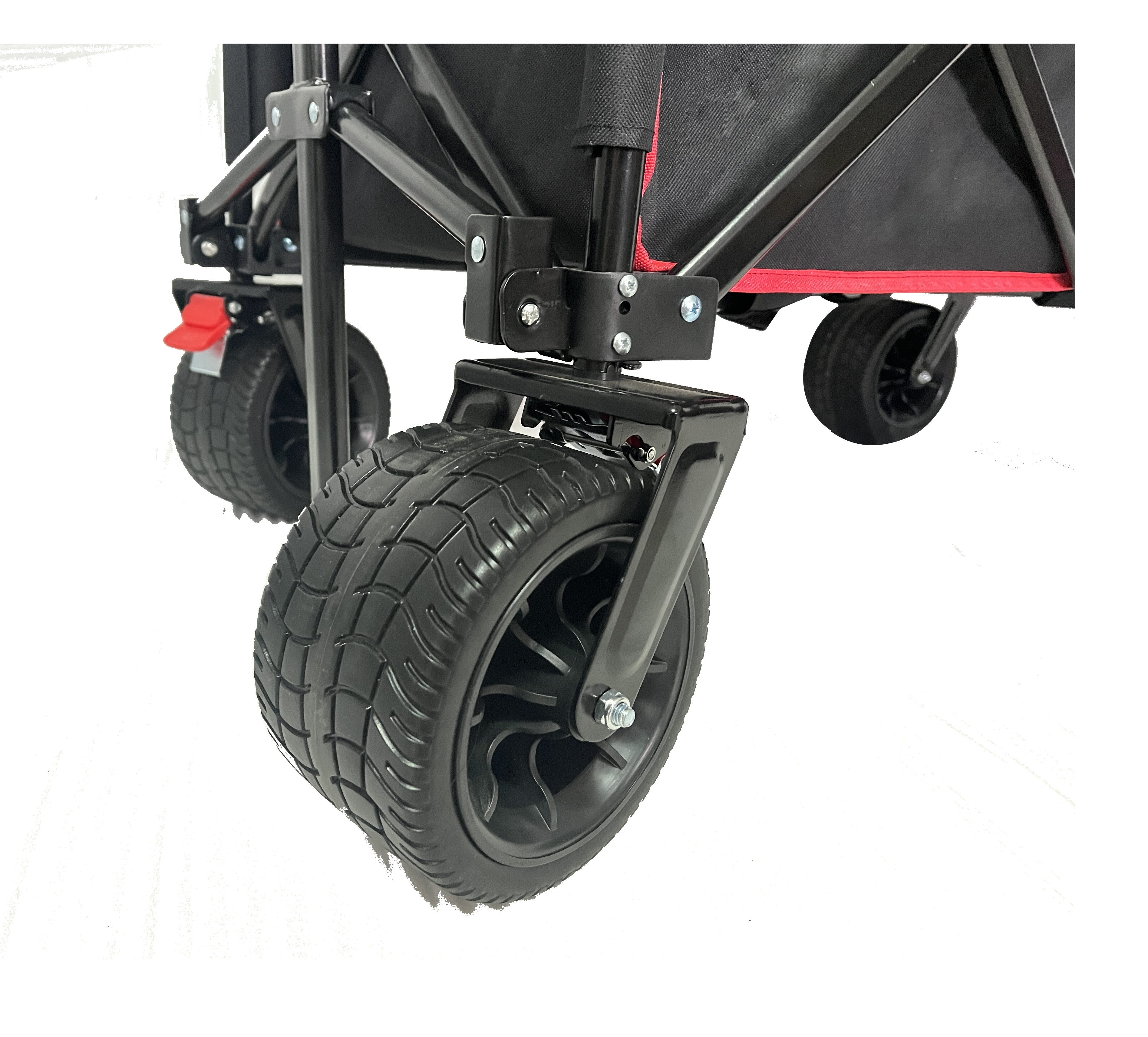 Portable Folding Beach Utility Cart Trolley Wagon Cart Garden Trolley Adjustable Collapsible Foldable Outdoor Utility Wagon