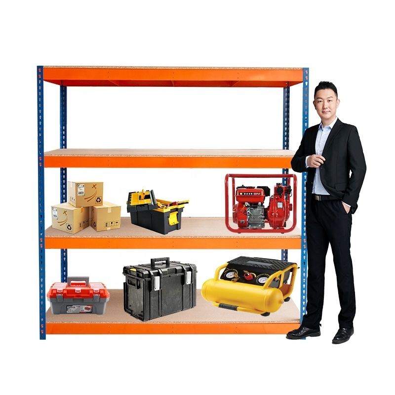 Industrial Garage Adjustable  Steel Rack Shelves Racking Stackable Warehouse Storage Rack Shelf Warehouse Heavy Duty 500kg