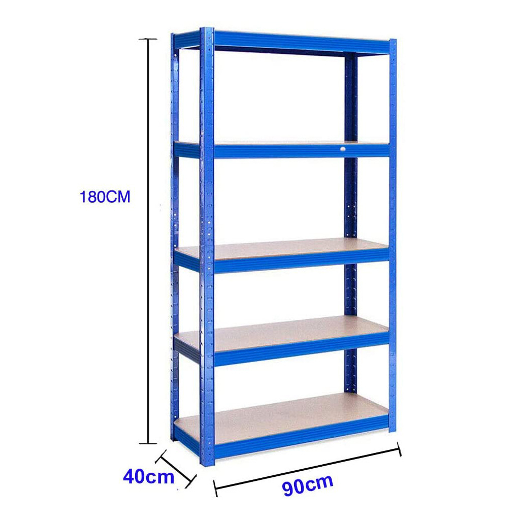 Heavy Duty Boltless Warehouse Garage 5-Shelf Shelving Unit