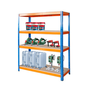 Multi Layer Industrial Garage Boltless Shelving Heavy Duty Metal Storage Shelves Shelving Unit Warehouse Stackable Shelf