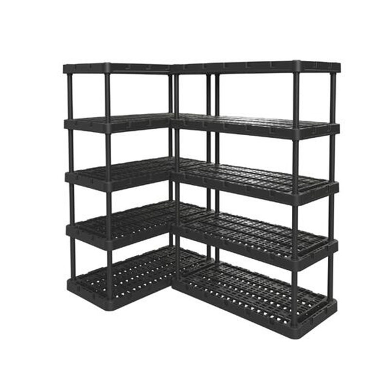 Storage stacking racks plastic shelf boltless garage shelving