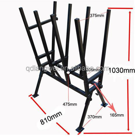 Heavy duty adjustable wooden pack horse sawhorse