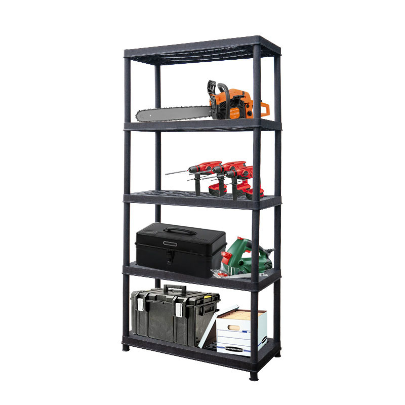 5 Tiers Plastic Home Storage Rack Shelving Shelf