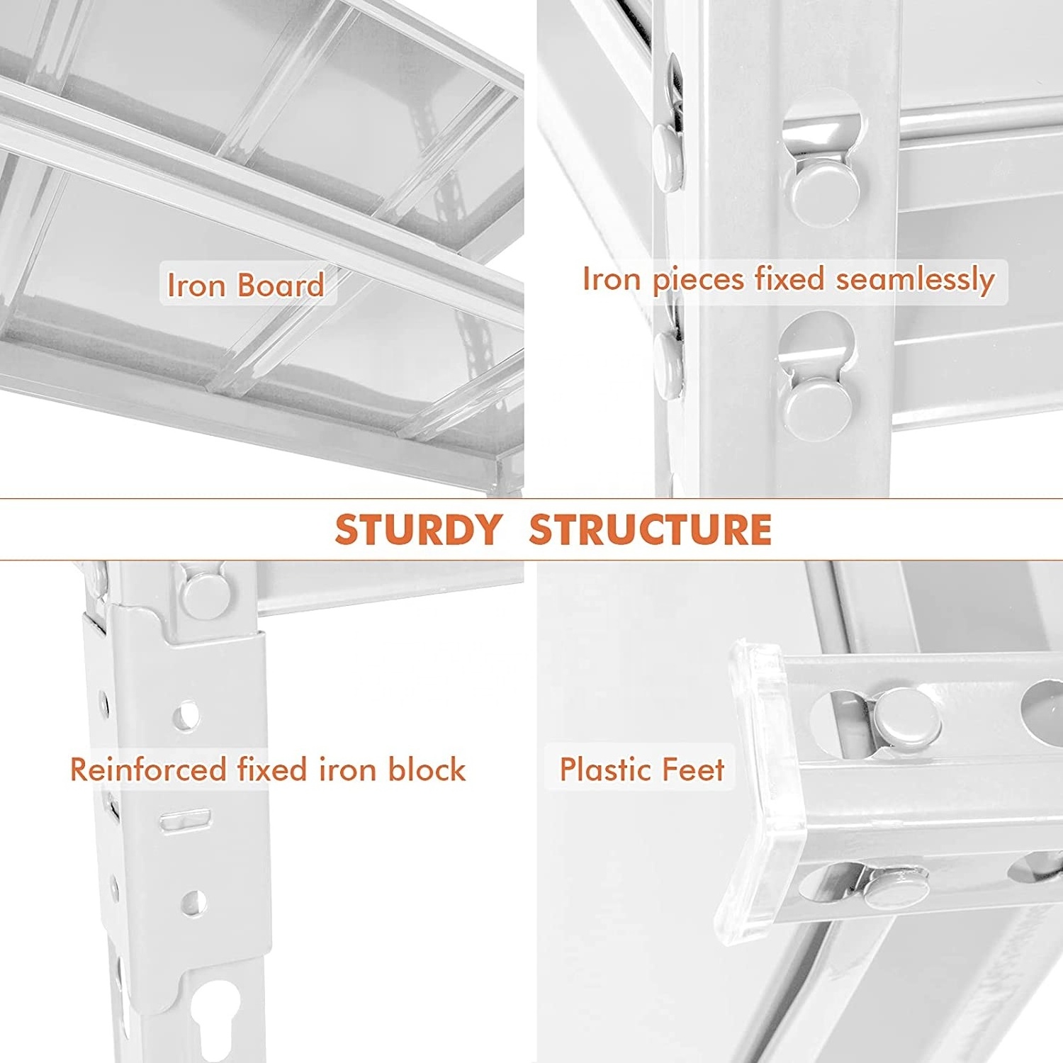 High Quality Stackable Easy Assembly Boltless Industrial Wearhousing Metal Racking Shelves Garage Adjustable Racks For Warehouse