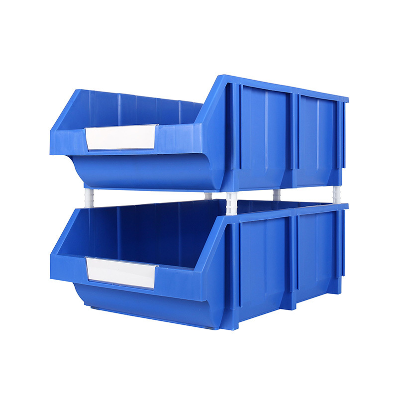 Plastic Virgin Material Stack Hang Storage Bins Box Drawer In Warehouse Garage Hospital School