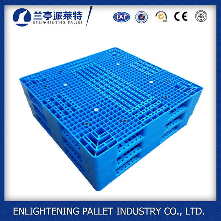 Heavy duty large blue 4 way HDPE custom euro cheap plastic pallet for sale