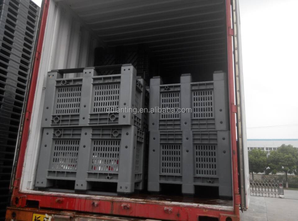 1200X1000X760MM Plastic Crate With Lid And Wheel