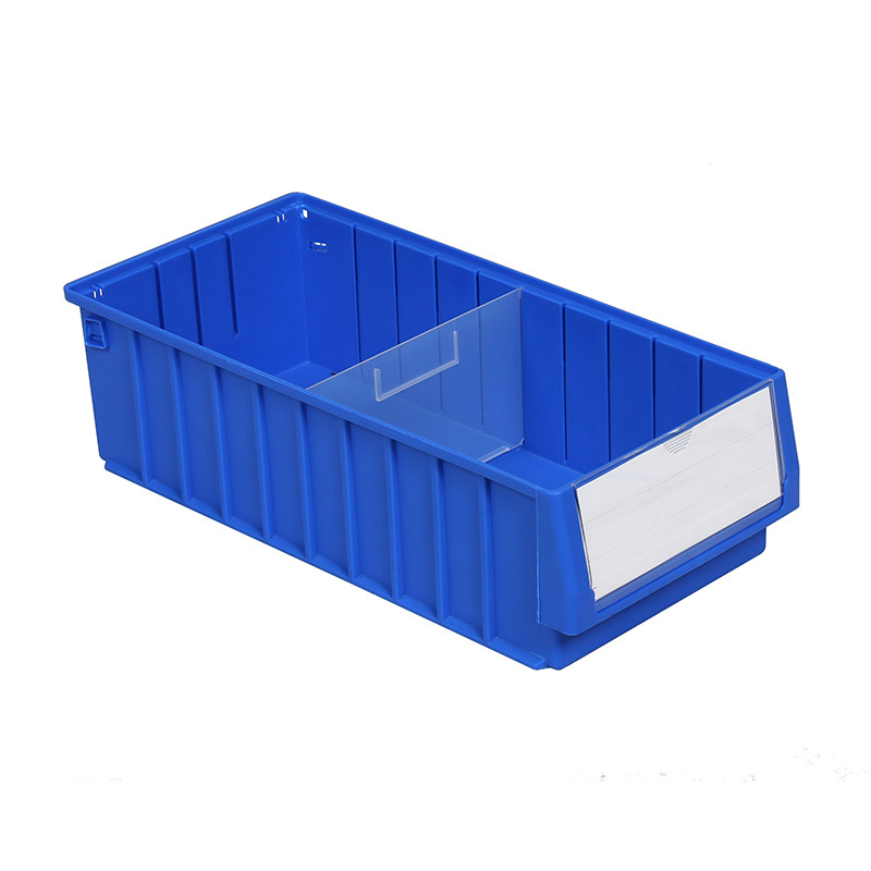 Industrial stackable storage shelf boxes warehouse plastic hanging bin for screw and bolts kits storage