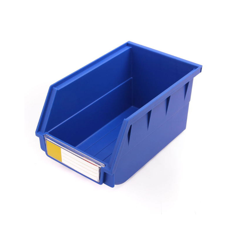 Plastic shelf bin boxes in virgin pp material for industrial spare parts picking