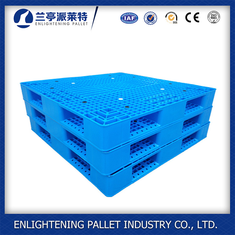 Heavy duty large blue 4 way HDPE custom euro cheap plastic pallet for sale