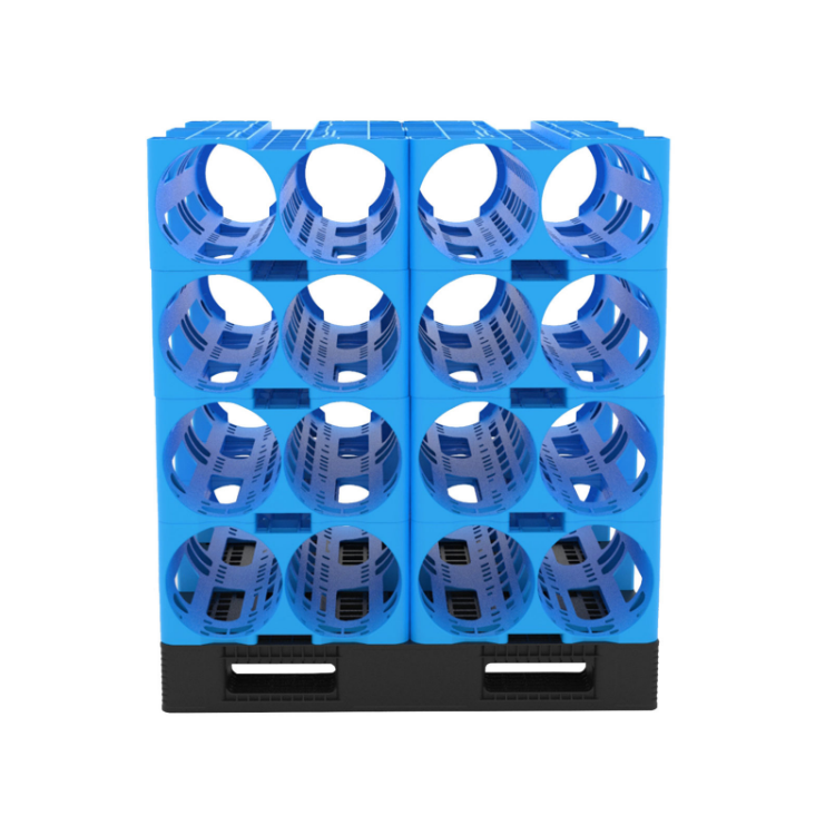 plastic pallet water rack for storage 40 bottles of  19L/20L/5 gallons drinking spring water