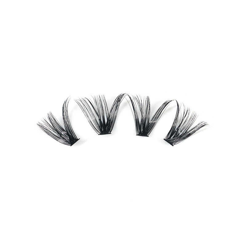 Bulk Cluster Lashes Fluffy Private Label Natural D Curl Cluster Lash Kit Wholesale Eyelash Extension Diy Cluster