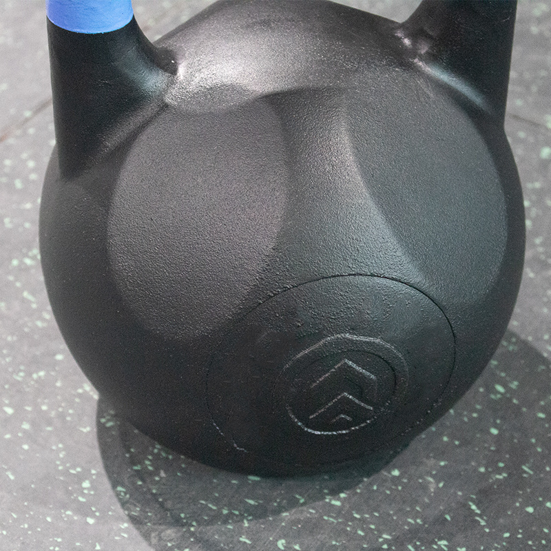 LDH training fitness gym strength vinyl coated competition kettlebells cast iron custom logo kettlebells with grip