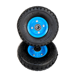 10" Heavy Duty 3.50-4 260x85 Tire Dolly Wheels and Hand Truck Wheels Replacement Tire and Wheel