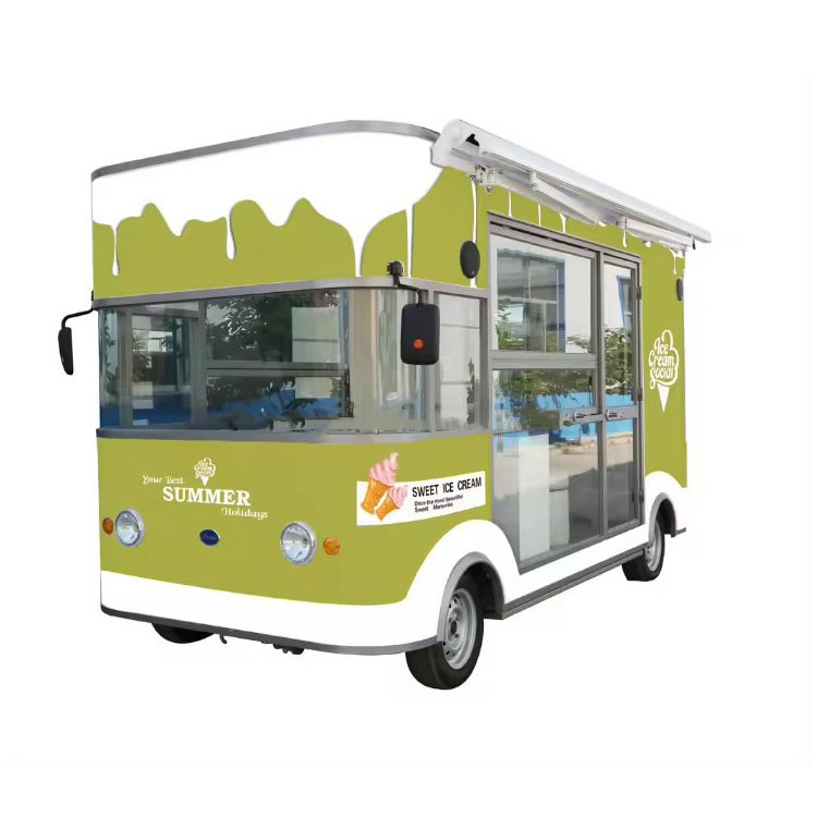 Customized Food car hot dog small coffee ice cream restaurant mobile fast food trailer truck for sale